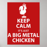 Big Metal Chicken poster posters