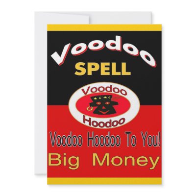 Big Money Voodoo Spell Personalized Invitation by figstreetstudio