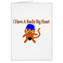 Big Monkey Heart Cards