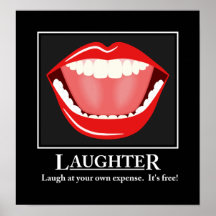 Big Mouth Funny Humour Laughter Motivational Poste
