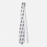 Big Mouth Lion: Gaping Yawn: Pencil Drawing Neck Ties
