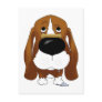 Big Nose Basset Hound Post Cards