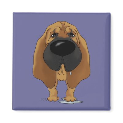 Big Nose Bloodhound by NothinButtDogs