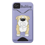 Big Nose Bulldog Iphone 4 Id Case