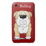 Big Nose Bulldog Iphone 3 Cover