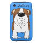 Big Nose Bulldog Tough Iphone 3 Case