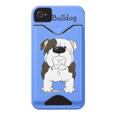 Big Nose Bulldog Id Iphone 4 Cover by NothinButtDogs