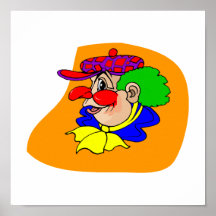 Big Nose Clown Posters