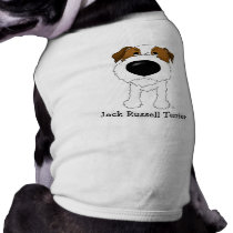 Big Nose Jack Russell Terrier (Wire) Doggie Tee Shirt