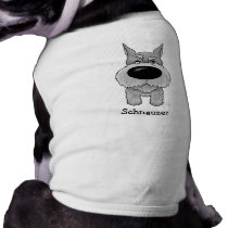 Big Nose Schnauzer Dog T Shirt