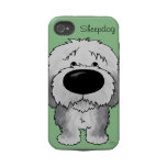 Big Nose Sheepdog Iphone 4 Tough Cases
