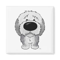 Big Nose Sheepdog Magnets