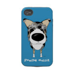 Big Nose Smooth Collie Tough Iphone 4 Case