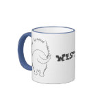 Big Nose Westie Coffee Mugs