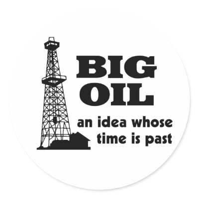 Big Oil Sticker by rising_tide_tees