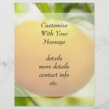 Big Orange Heirloom Tomato Personalized Flyer