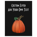 Big Orange Whimsical Pumpkin