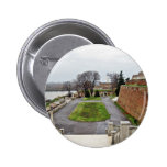 Big Park Kalemegdan By Danube River Serbia Button