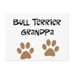 Big Pawprints Bull Terrier Grandpa