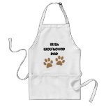 Big Paws Irish Wolfhound Dad aprons