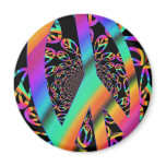Big Peace Sign Refrigerator Magnets