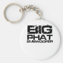 Big Phat Subwoofer Dubstep Keychains