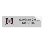 Big Pink & Black Butterfly - Personalise