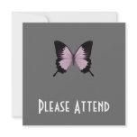 Big Pink & Black Butterfly - Personalise