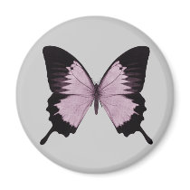 Big Pink & Black Butterfly - Personalise