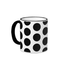 Big Polka Dots Pattern Mug mugs