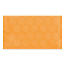 BIG POPSICLE ORANGE SUMMER POLKADOTS CIRCLES POLKA BUSINESS CARD TEMPLATE