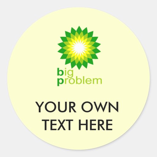 Big Problem Round Stickers