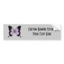 Big Purple & Black Butterfly