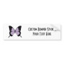 Big Purple & Black Butterfly