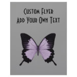 Big Purple & Black Butterfly