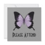Big Purple & Black Butterfly