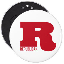 Big R - Republican Button