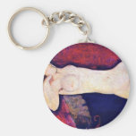 Big Reclining Nude,  By Modigliani Amedeo Key Chains