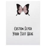Big Red & Black Butterfly Custom Flyer