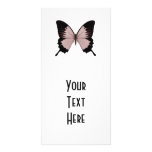 Big Red & Black Butterfly Customized Photo Card