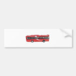 Big Red Bus Bumper Stickers