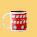 Big Red Bus mugs