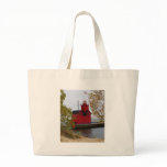Big Red Lighthouse Tote Bags