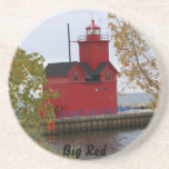 Big Red Lighthouse Coaster