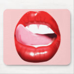 Big Red Lips Mousepad