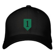 Big Red One - Subdued Embroidered Baseball Caps