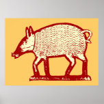 Big Red Pig: Folk Art for Country Kitchen, Bistro posters