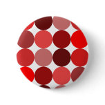 Big Red Polka Dots Pinback Button