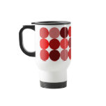 Big Red Polka Dots Coffee Mug