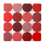 Big Red Polka Dots Tiles